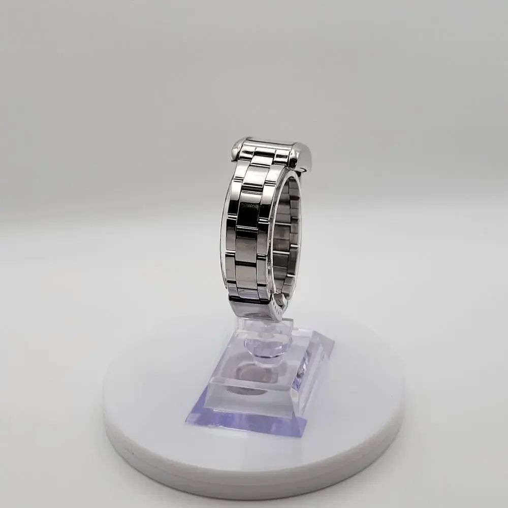 Vintage IBM Corporate Logo Womens Tank Quartz Watch Stainless Steel Collectible